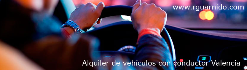 Alquiler de vehículos con conductor Valencia