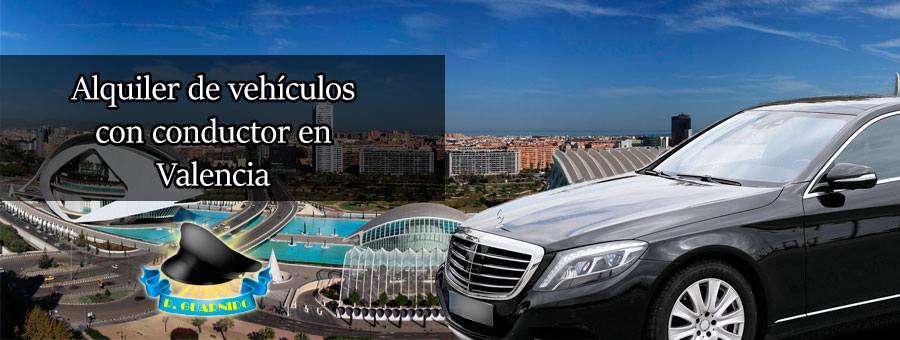 Alquiler de vehículos con conductor en Valencia